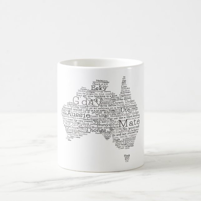 Mug Busfire Special Edition Aussie Slang Map (Centre)