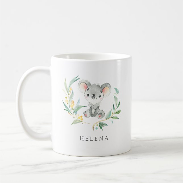 Mug Bush Baby Koala Personnalisé (Gauche)