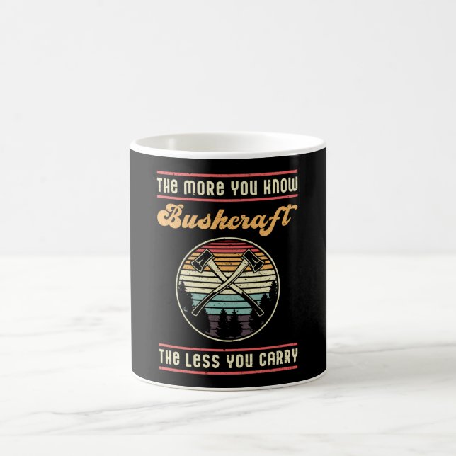 Mug Bushcraft Survival Retro Bushcraft Funny Cadeau (Centre)