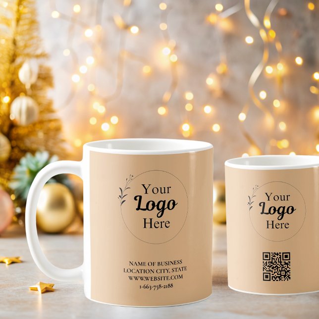 Mug Business Logo orange moderne (Créateur téléchargé)