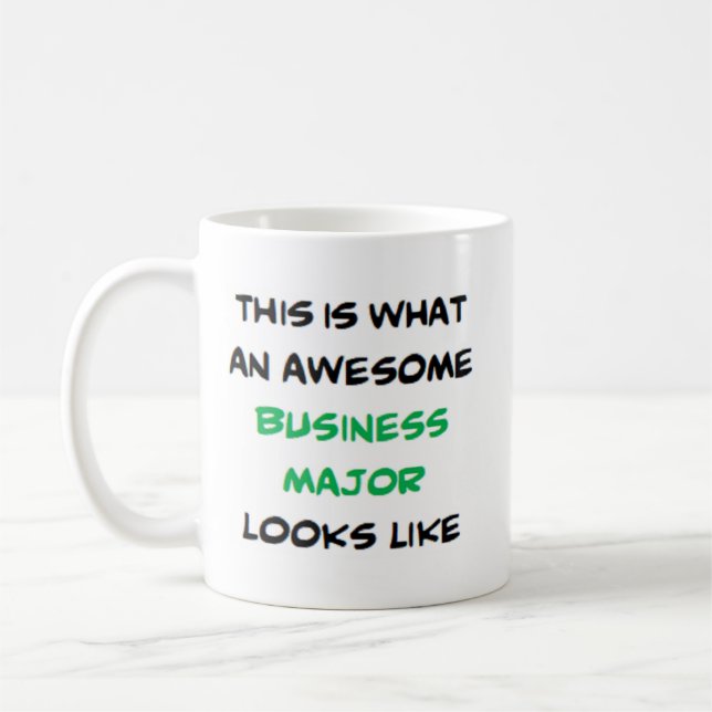 Mug business major, génial (Gauche)