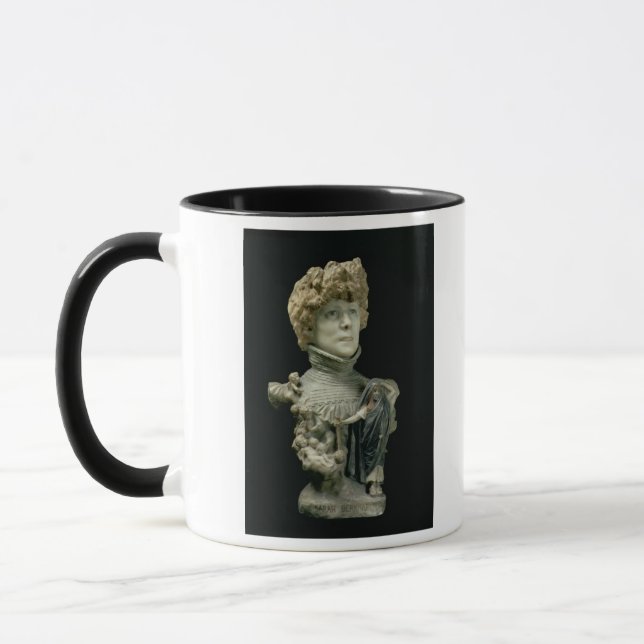 Mug Buste de portrait de Sarah Bernhardt (1844-1923) (Gauche)