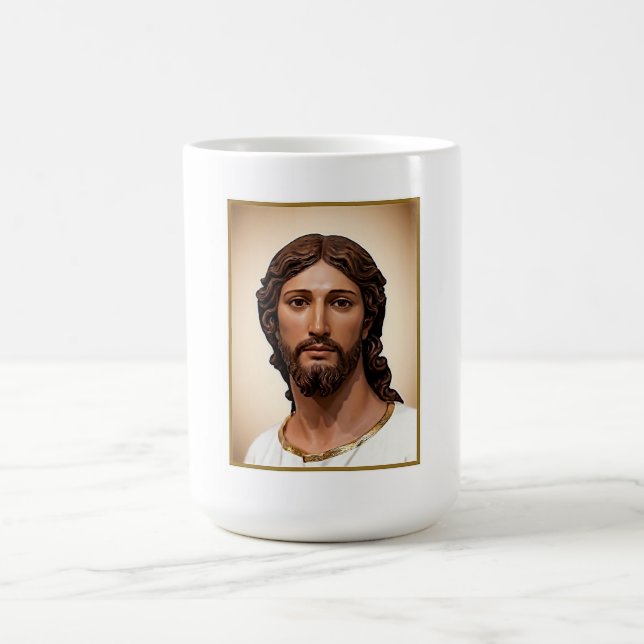 Mug BUSTE DU CHRIST SAUVEUR par MICHELANGELO 2026___ (Centre)