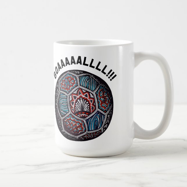 Mug BUT de ballon de football (Droite)