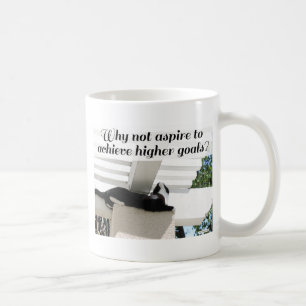 Mug Buts Supérieurs Motivation Classique Chat Dit