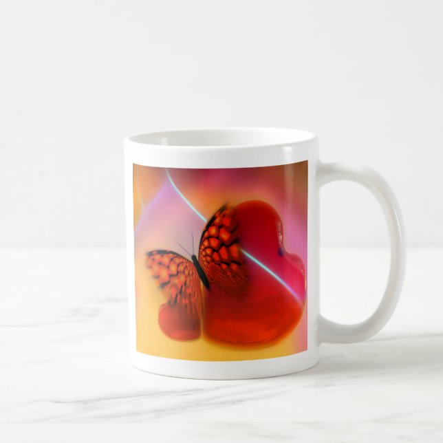 Mug Butterfly and Hearts (Droite)