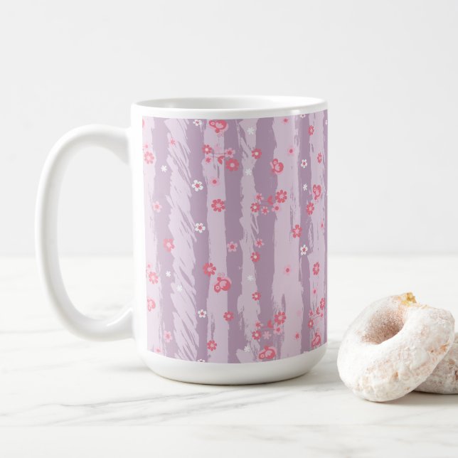 Mug – Butterfly Garden (Avec donut)