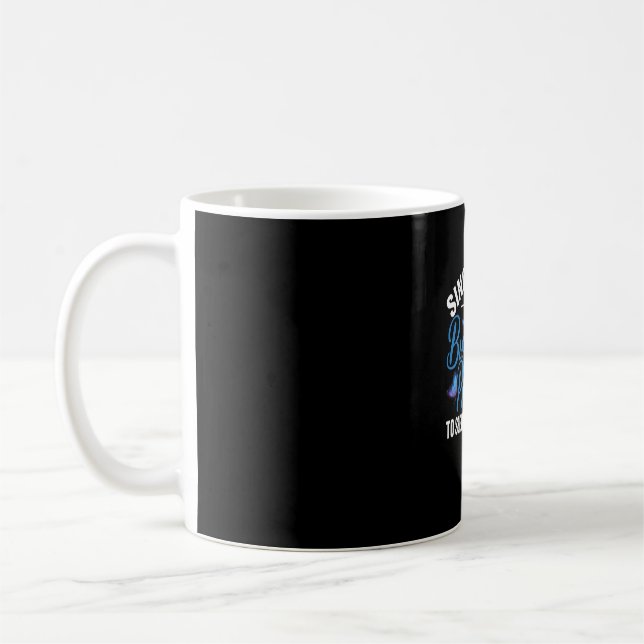 Mug Butterfly Gift | Single Mom Is Like A Butterfly (Gauche)