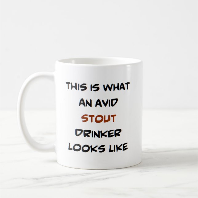 Mug buveur, avide (Gauche)