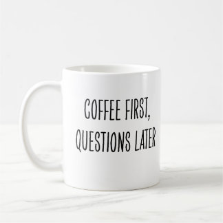 Mug Buveur de café drôle pas une personne du matin