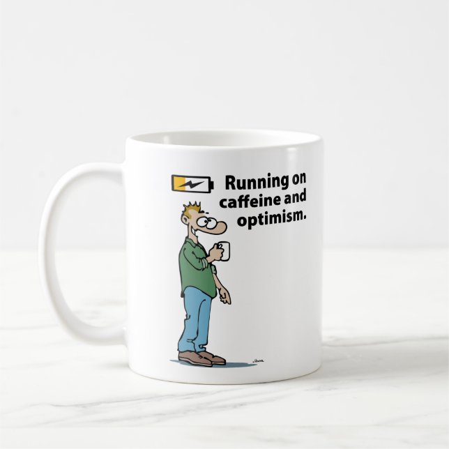 Mug Buveur de café masculin (Gauche)