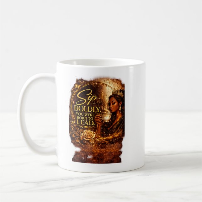 Mug Buvez avec audace. Vous êtes né pour diriger. (Gauche)