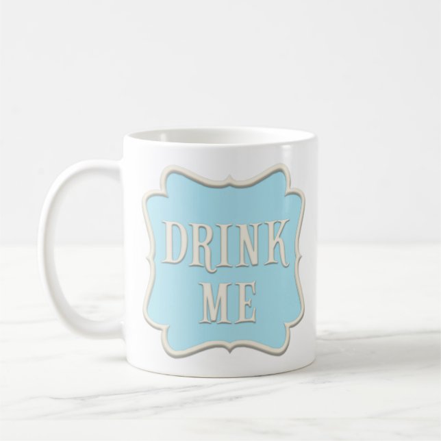 Mug "Buvez-moi" Fairytale Tea Party Pastel Blue (Gauche)
