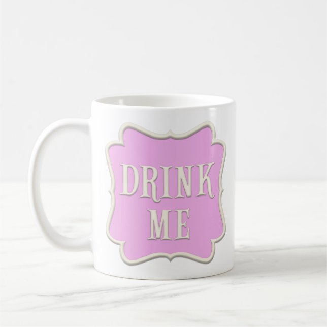 Mug "Buvez-moi" Fairytale Tea Party Pastel Pink (Gauche)