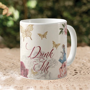 Mug Buvez-Moi Vintage Alice In Wonderland Collage