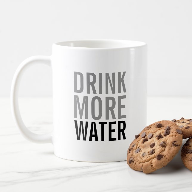 Mug Buvez plus d'eau | Simple minimaliste (Créateur téléchargé)