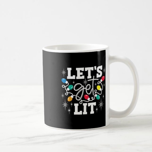 Mug Buvons Lit Feu de Noël du Père Noël (Droite)