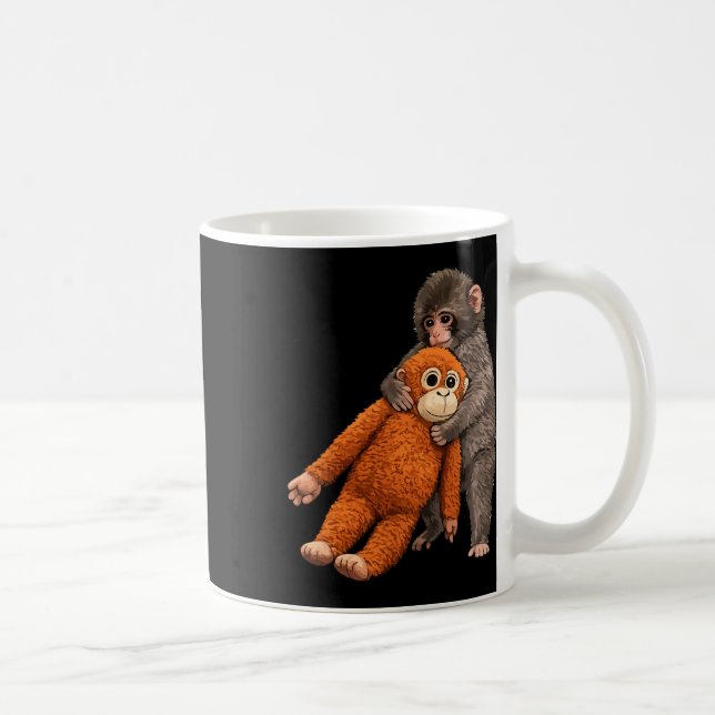 Mug Byby Viral Monkey Punch Hugging  (Droite)