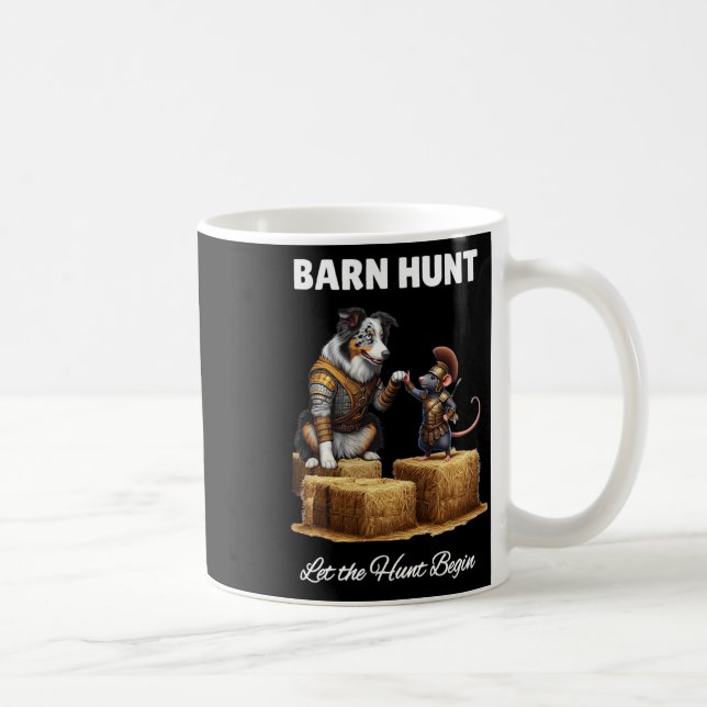 Mug Byrn Hunt Lover - Rat guerrier Bleu Merle Tri Bord (Droite)
