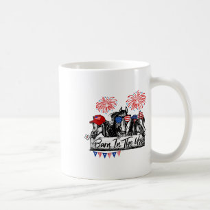 Mug Byrn In Usa Horses Drôle Cheval 4 juillet