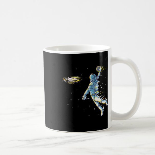 Mug Bysketbyl astronaute spatiale Slam Dunk Jam Sports (Droite)