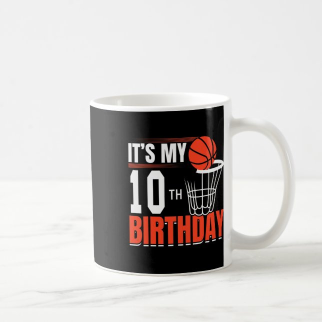 Mug Bysketbyll - C'est mon 10 Ans de naissance (Droite)