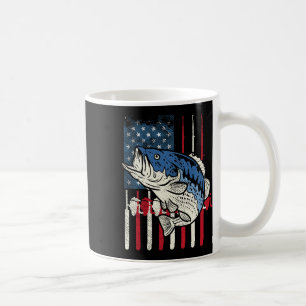 Mug Byss Fish Us Drapeau Américain Pêche Poisson Patri