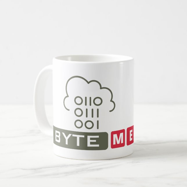 MUG BYTE ME - PROGRAMMATION NERD (Devant gauche)