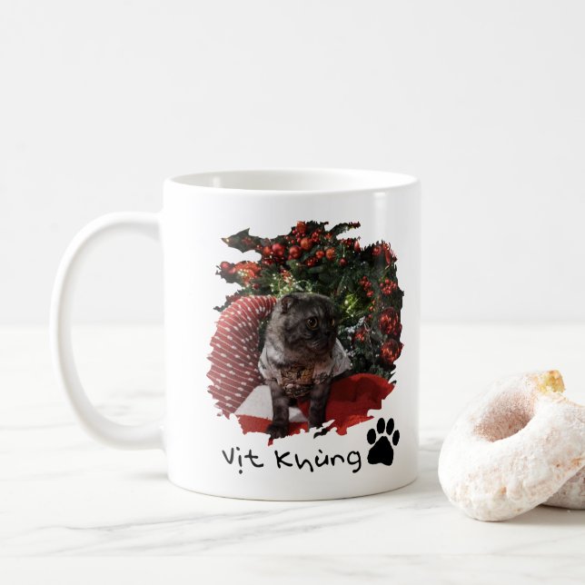 MUG CỐ C À HET NH THEO YÊU CẦ U (Avec donut)