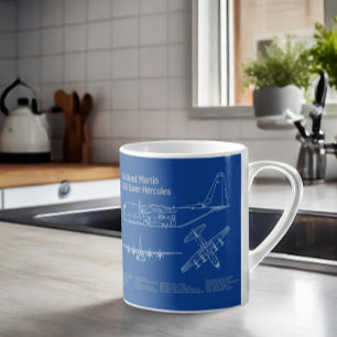 Mug C-130 Hercules - Plan directeur de l'avion AD