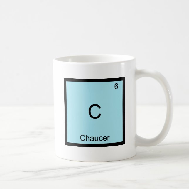 Mug C - Chaucer Chemise drôle Symbole d'élément de Chi (Droite)