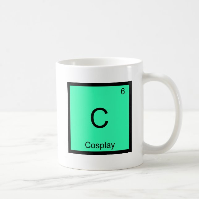 Mug C - Cosplay Symbole d'élément de chimie Costume Te (Droite)