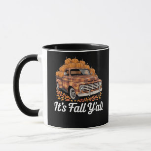 Mug C’est automne Y’all Rustique Citrouille Vintage St