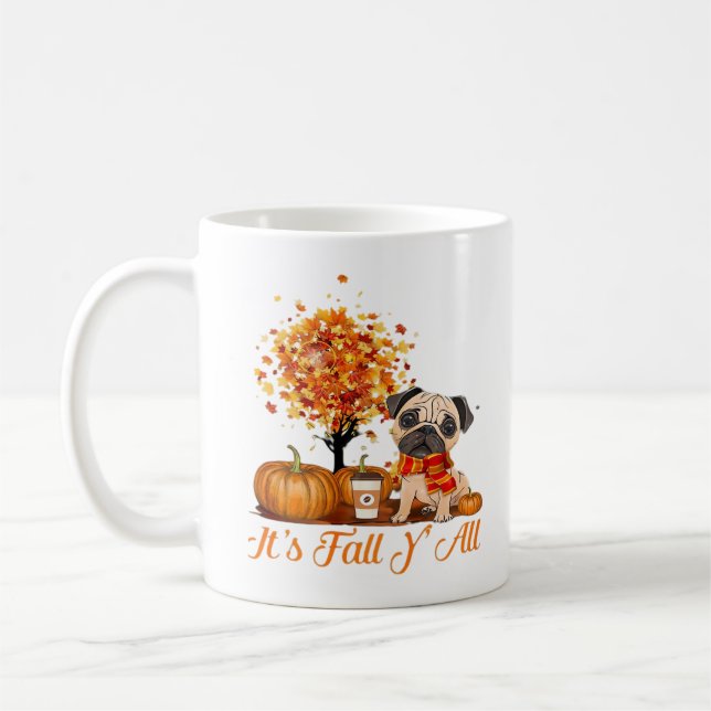 Mug C’est l’automne Y’all Halloween Thanksgiving Retro (Gauche)
