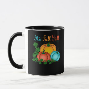 Mug C’est la Chute Y’all Citrouille Retro Graphisme