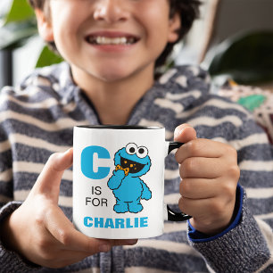 Mug C est pour Cookie Monster Ajouter Votre Nom