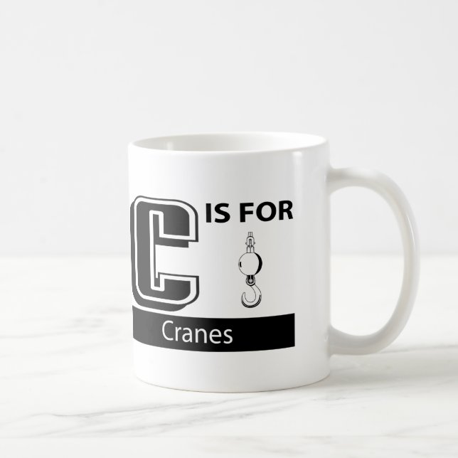 Mug C est pour des grues (Droite)