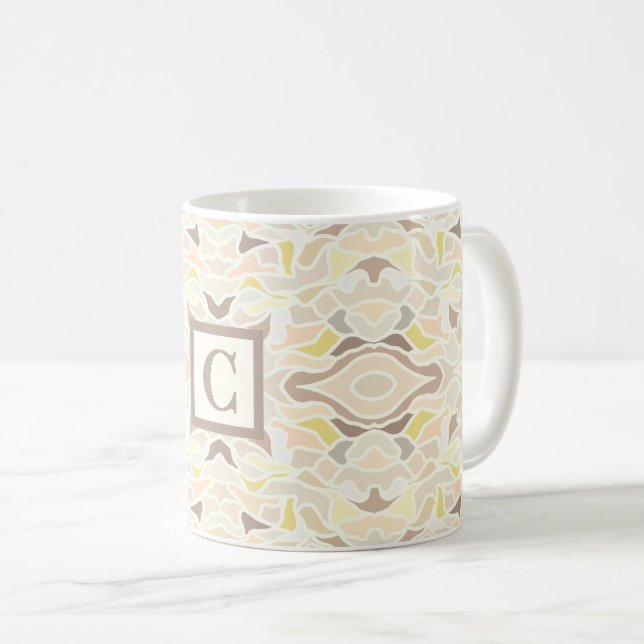 Mug C’est un Motif Abstrait géométrique si ivoire (Devant droit)