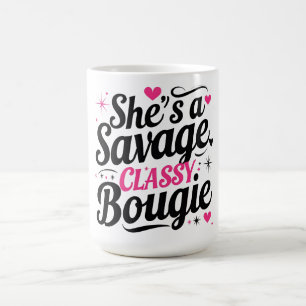 Mug C’est une citation savoureuse, classique, Bougie -