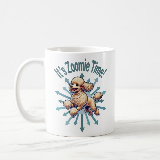 Mug C’est Zoomie Time Poodle (Gauche)