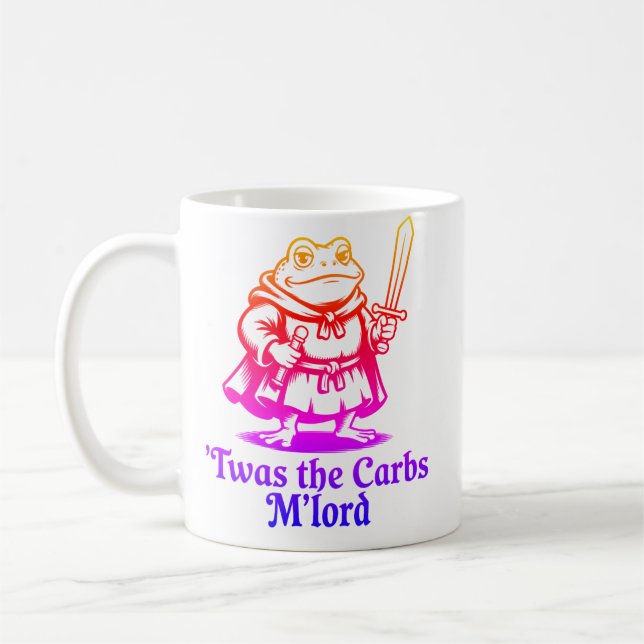 Mug C’était Les Glucides M’Seigneur  Mème Drôle de Gre (Gauche)