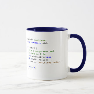 Mug C++ La boucle infinie mangent, dorment, et codent