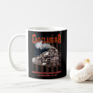 Mug C&O Classe H-8 Locomotive Allegheny - Drapeau amér