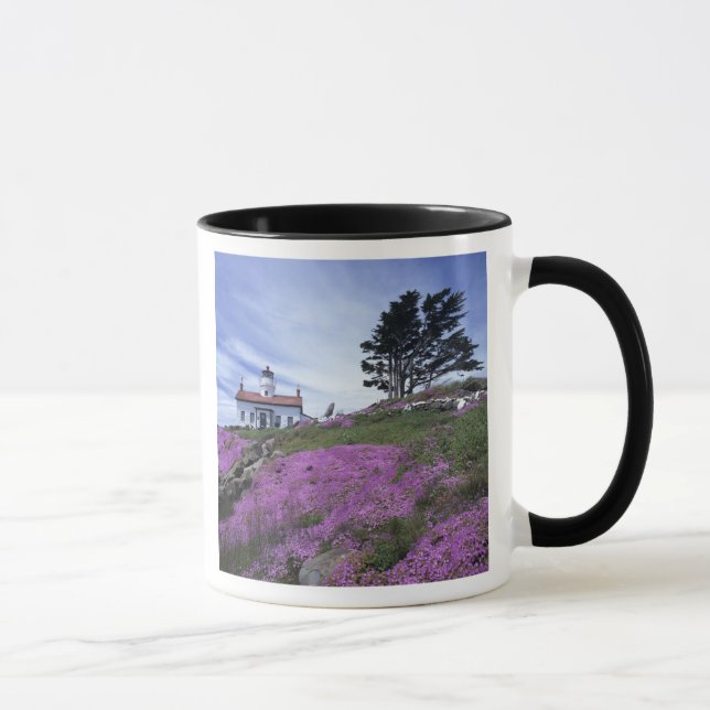 Mug CA, Crescent City, phare de Battery Point avec (Droite)
