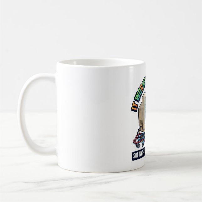 Mug Ça fonctionne sur ma machine - Programme d'ingénie (Gauche)