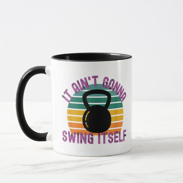 Mug Ça ne se balancera pas tout seul  Travail drôle av (Gauche)