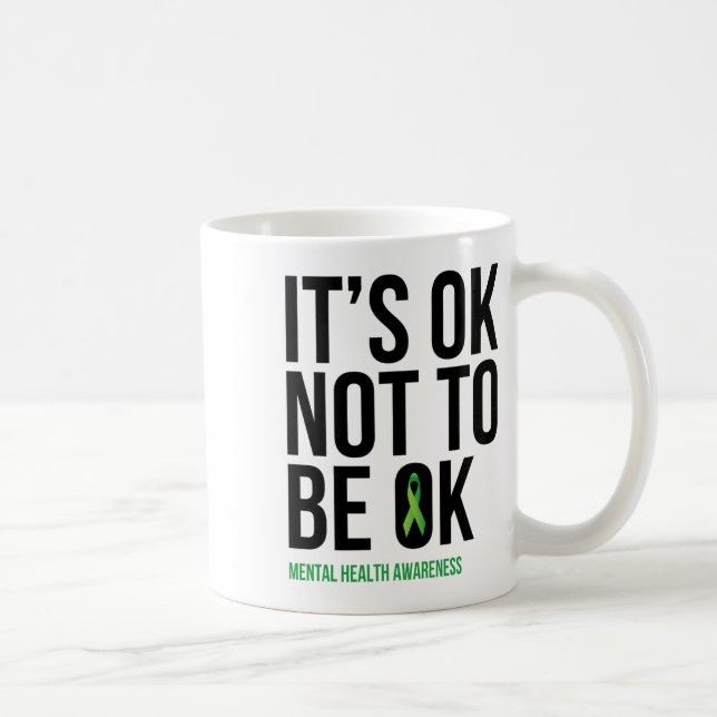 Mug Ça ne va pas être bien - Soin de sensibilisation à (Droite)
