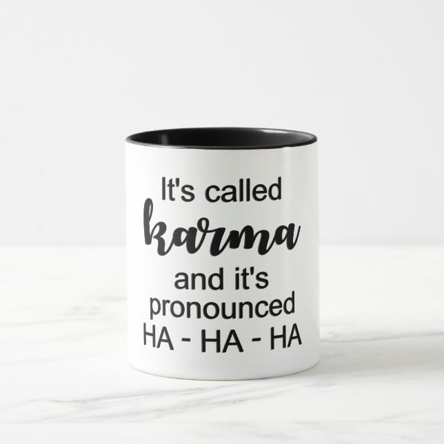 Mug Ça s'appelle Karma (Centre)