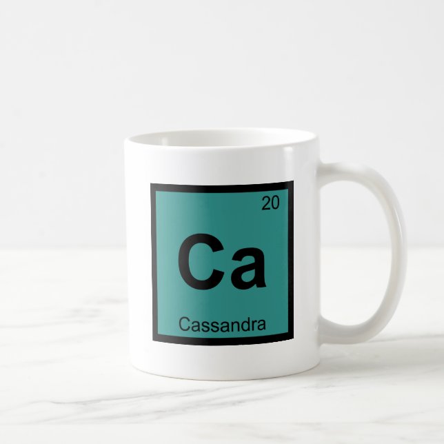 Mug Ca - Table périodique de chimie grecque Cassandra (Droite)