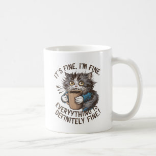 Mug "Ça va. Tout va bien." Frantic Cat